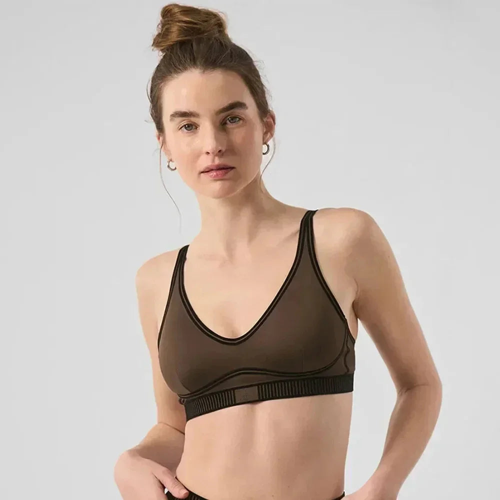AL Slim Women'S Yoga Set Air Lift High Waist 7/8 Line up Legging Bra with Pads Fit Comfortable Fitness Set Outdoor Legging
