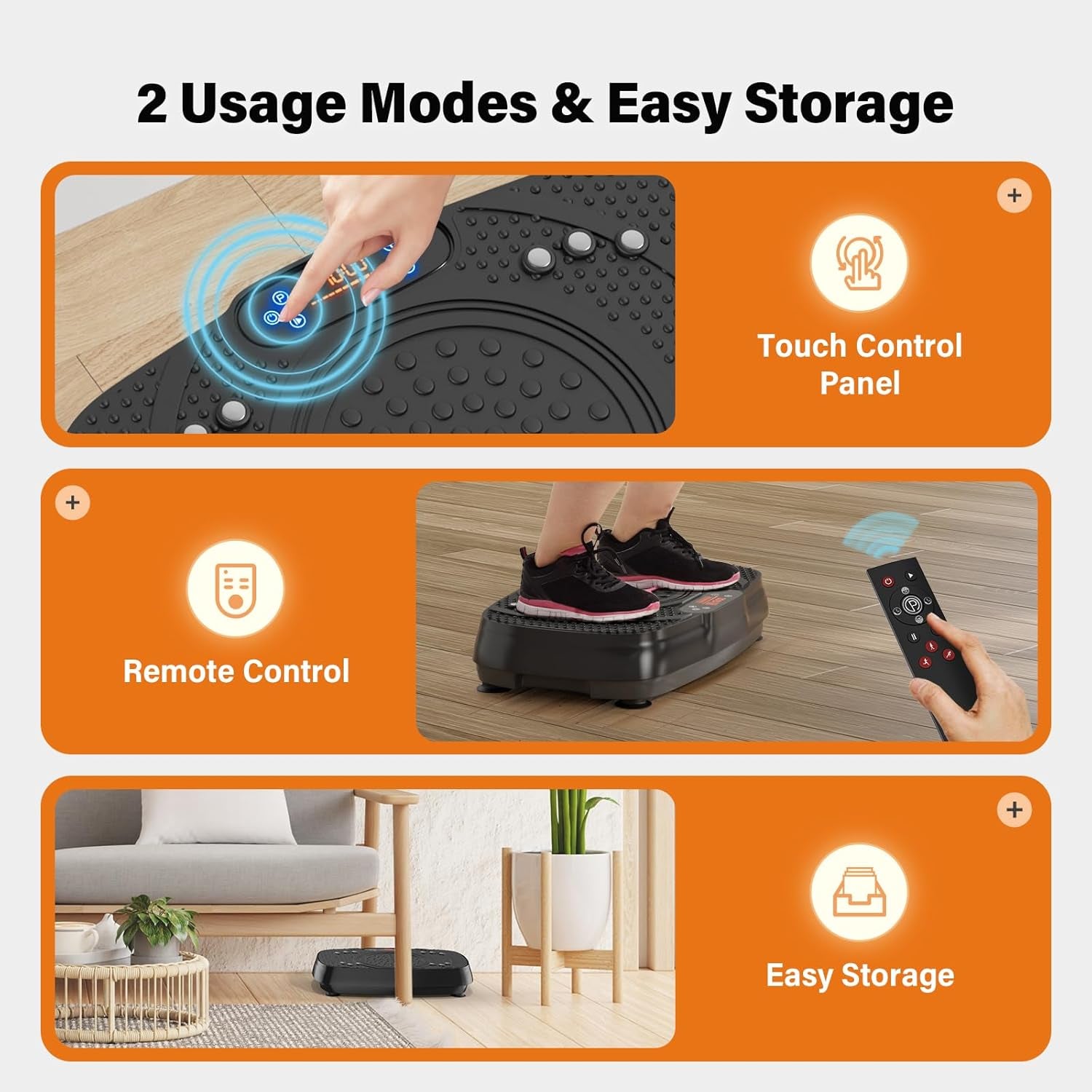Vibration Plate Exercise Machine:  Weight Loss and Lymphatic Drainage Vibrating Plates, Whole Body Workout Sculpting Platform for Home Fitness Fat Burner for Women Men