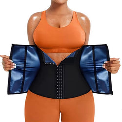Women Waist Trainer Trimmer Corset Sweat Belly Band Sports Girdle Sauna Suit Waist Trimmer Sweat Bands for Stomach