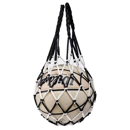 1PC Football Net Bag Nylon Bold Storage Bag Single Ball Carry Portable Equipment Outdoor Sports Soccer Basketball Volleyball Bag