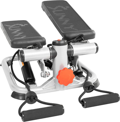 Mini Steppers for Exercise at Home, Stair Step Workout Machine, Full Body Cardio Equipment, with Optional Free Sunnyfit App Connection and Resistance Band