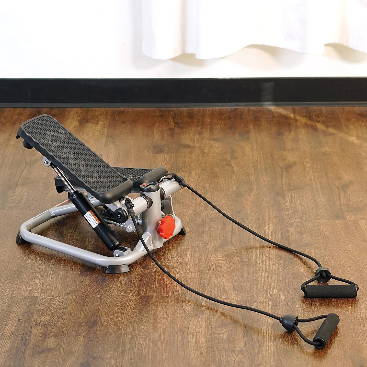 Mini Steppers for Exercise at Home, Stair Step Workout Machine, Full Body Cardio Equipment, with Optional Free Sunnyfit App Connection and Resistance Band