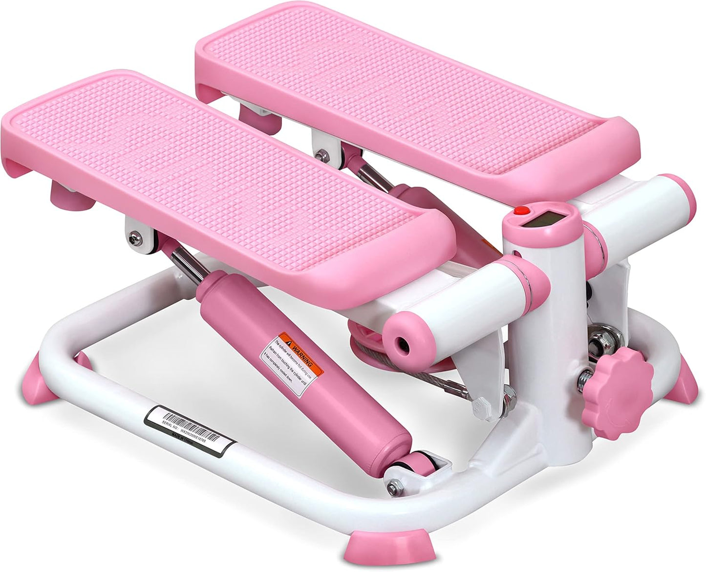 Mini Steppers for Exercise at Home, Stair Step Workout Machine, Full Body Cardio Equipment, with Optional Free Sunnyfit App Connection and Resistance Band