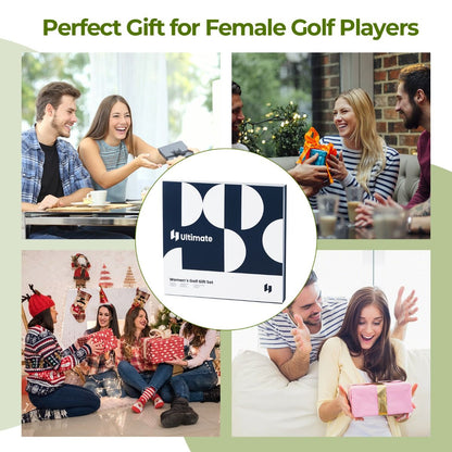 Complete Golf Accessories Set with Golf Balls Golf Tees Golf Towel Golf Belt and Golf Hat