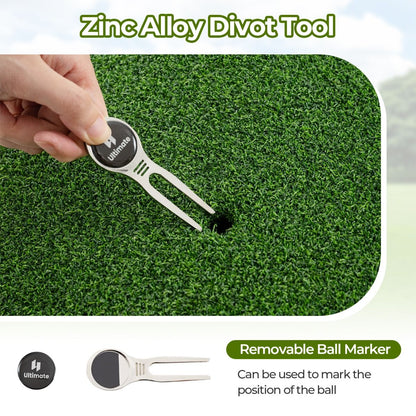 Complete Golf Accessories Set with Golf Balls Golf Tees Golf Towel Golf Belt and Golf Hat