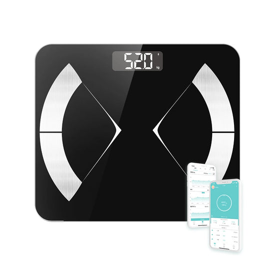 Mini Smart Body Fat Scale 20 Key Body Data Analyze Scale Providing Diet Exercise Programs Support 180Kg Multifunctional Weight Body Fat Scale