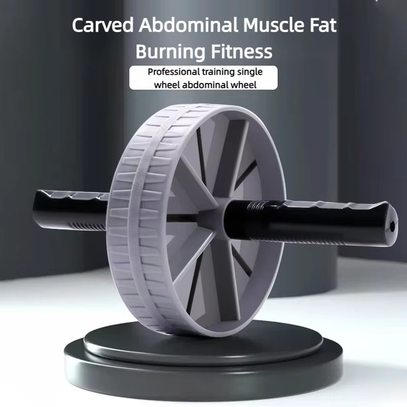 1Pcs Abdominal Wheel Strong Load Bearing Non-Slip Roller Strengthen Muscle Exercise Equipment Fitness Training Home Use Silent