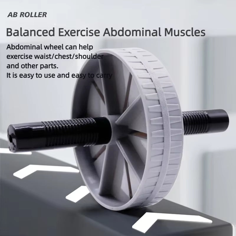 1Pcs Abdominal Wheel Strong Load Bearing Non-Slip Roller Strengthen Muscle Exercise Equipment Fitness Training Home Use Silent