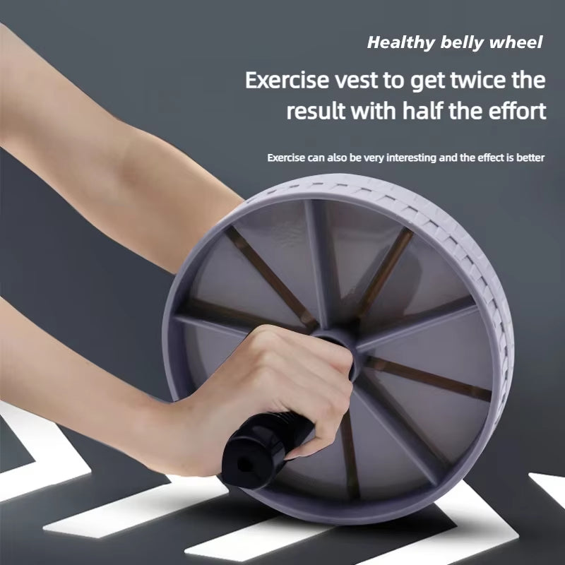 1Pcs Abdominal Wheel Strong Load Bearing Non-Slip Roller Strengthen Muscle Exercise Equipment Fitness Training Home Use Silent