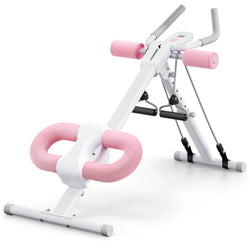 Ab Machine Adjustable Trainer Workout Foldable Knee Protection Abdominal Exercise Machine Core Ab Exercise System Trainer - Blend Bazaar