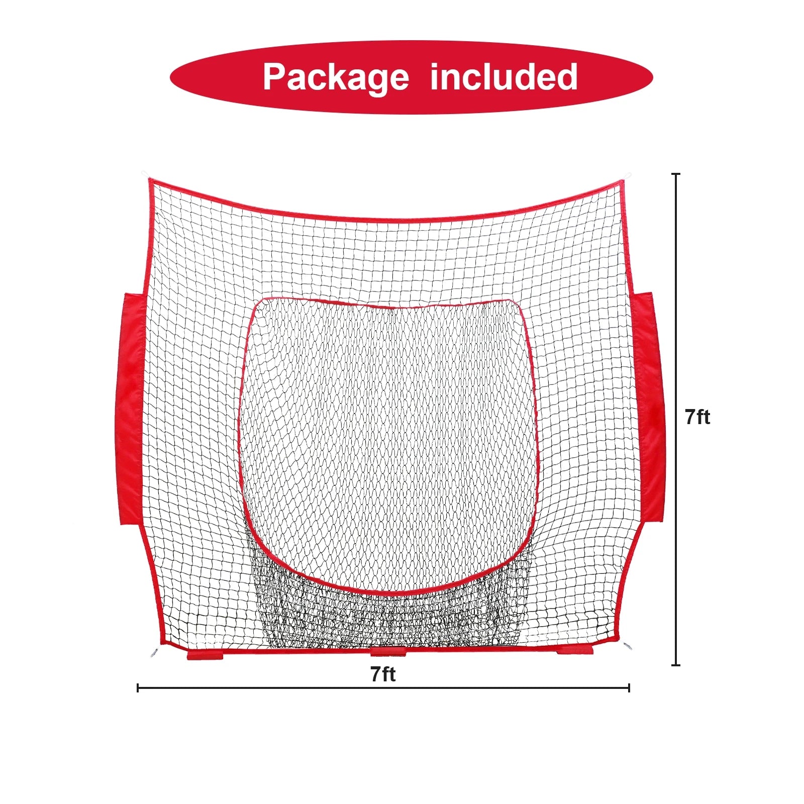 7X7 Portable High Quality Custom Softball Practice Net Baseball Hitting Net