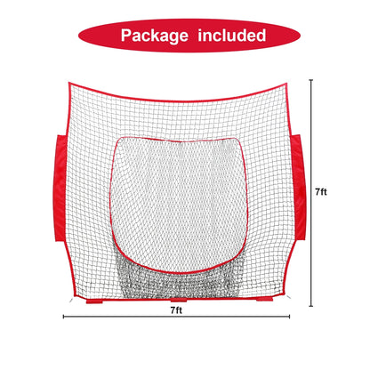 7X7 Portable High Quality Custom Softball Practice Net Baseball Hitting Net