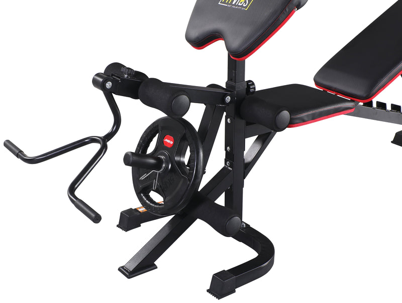 LX600 Olympic Workout Bench & Squat Rack - 850 lb Capacity - Blend Bazaar