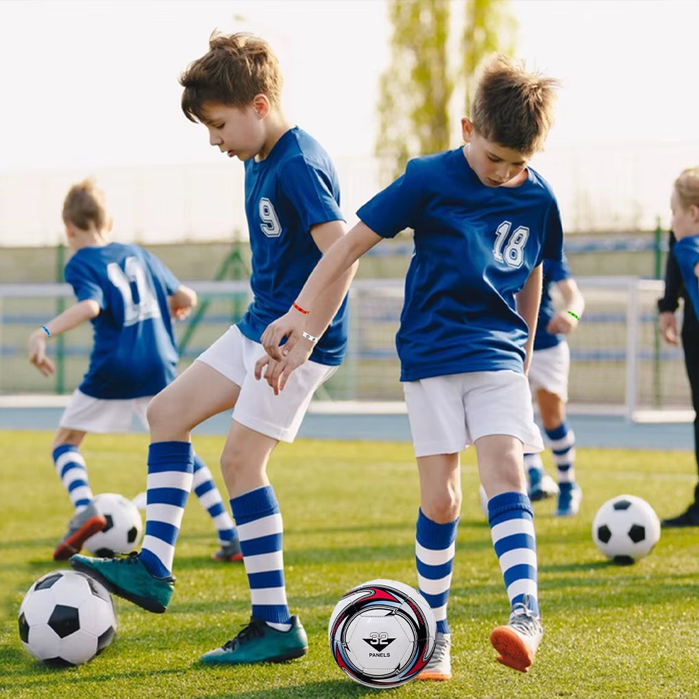 Soccer Ball PU Material Size 5 Machine-Stitched Balls Goal Outdoor Football Training Match League Child Men Futbol Sports