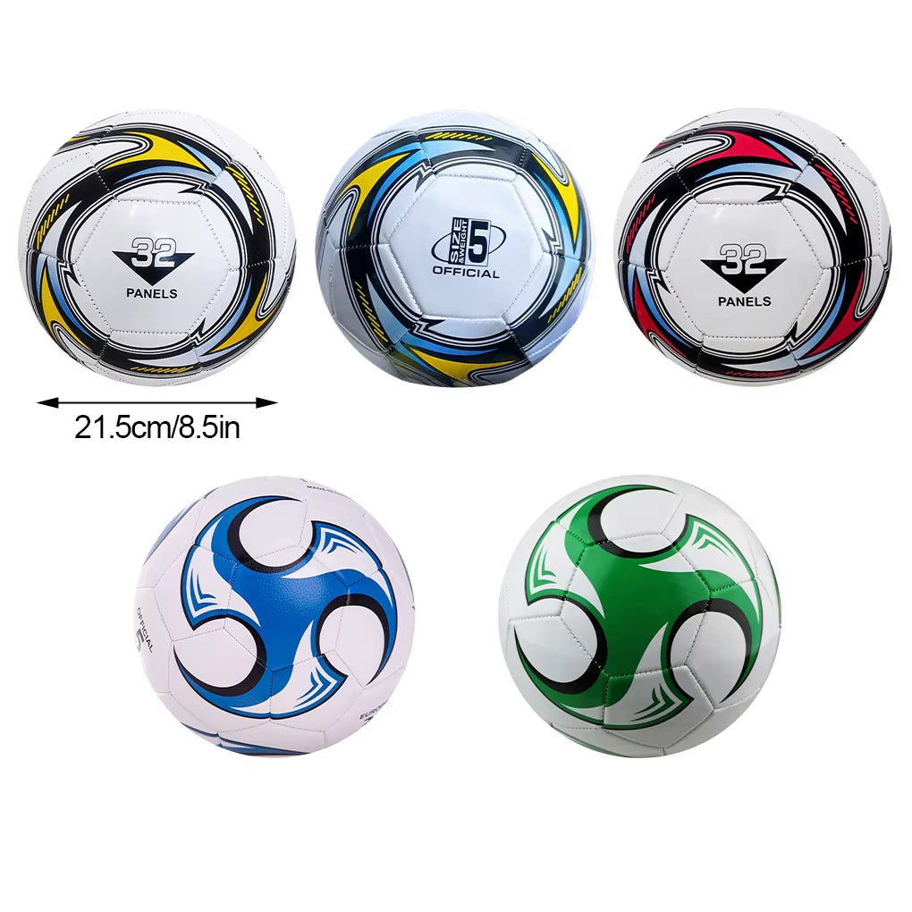 Soccer Ball PU Material Size 5 Machine-Stitched Balls Goal Outdoor Football Training Match League Child Men Futbol Sports